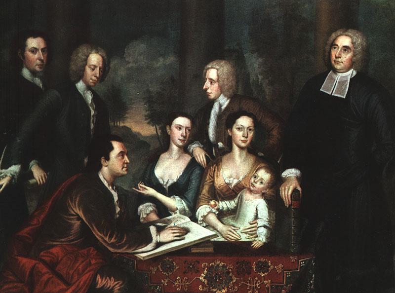 John Smibert Bishop Berkeley and his Family France oil painting art